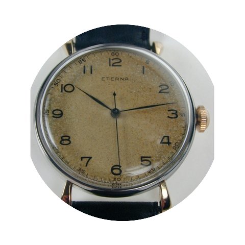 Eterna Herrenarmbanduhr mit dem Charme d...