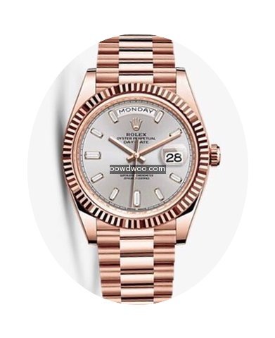Rolex Day-Date 40 Everose-Gold Sundust B...