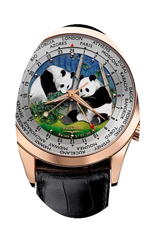 Vulcain Cloisonne The Pandas...