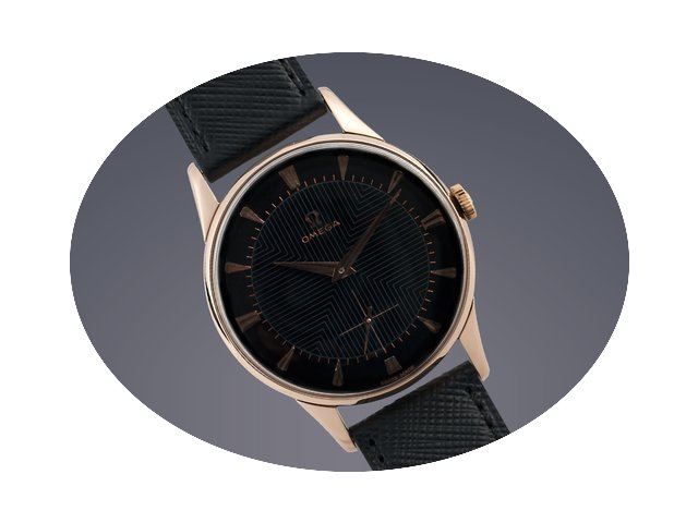 Omega Oversize 18ct rose gold manual wat...