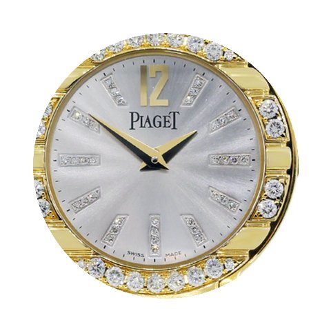 Piaget P10141 Polo 18K Gold Diamond Beze...