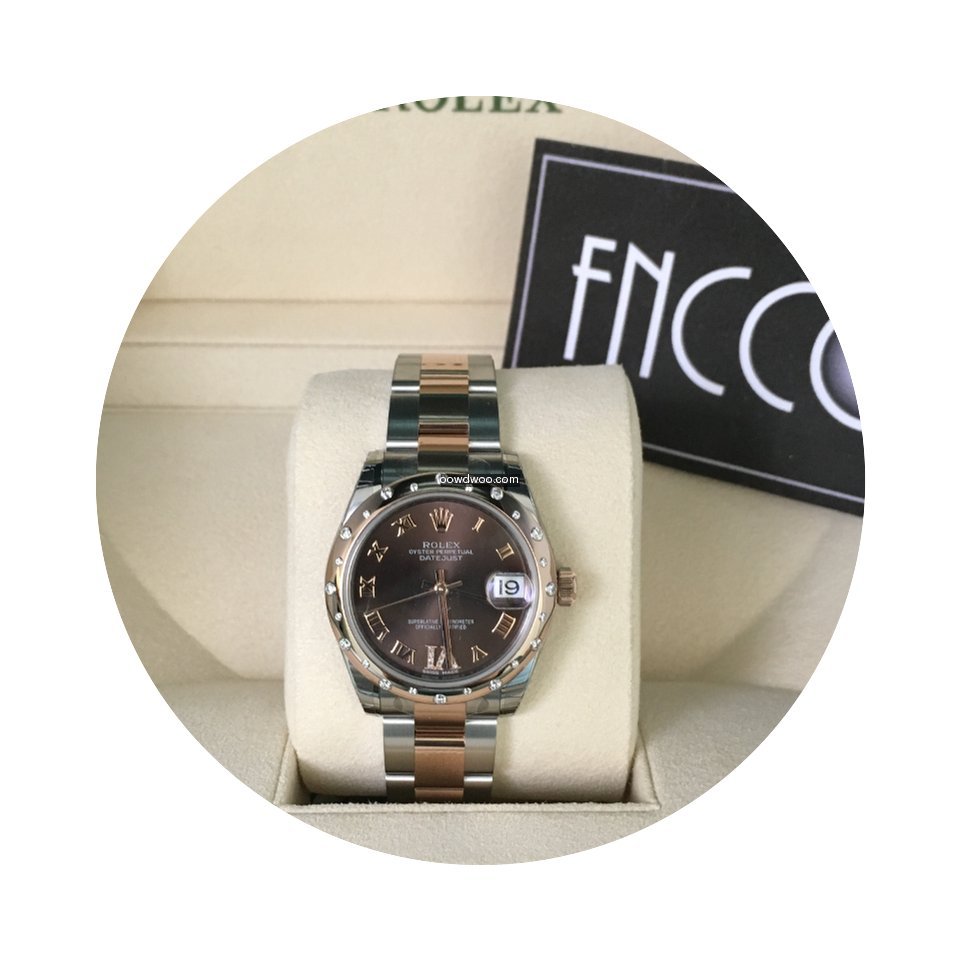 Rolex 178341 31mm Datejust 18K Gold Stee...