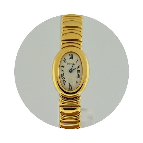 Cartier Baignoire Ladies Mini W15109D8 P...