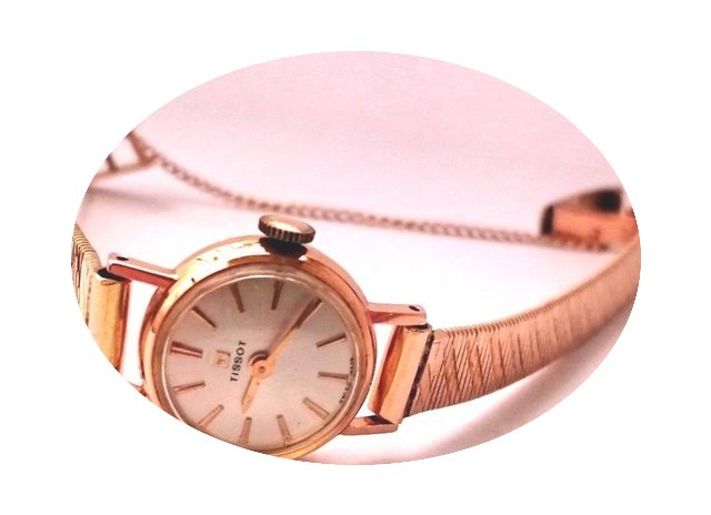 Tissot Vintage 14k Solid Gold Mechanical...