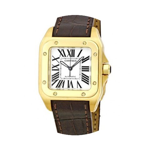 Cartier Santos 100 Ladies Watch 18kt oro...