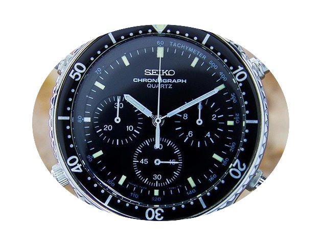 Seiko Chronograph Stainless Steel Quartz...