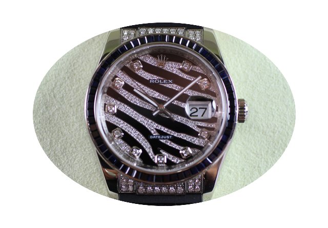Rolex Datejust Royal Black Zebra...