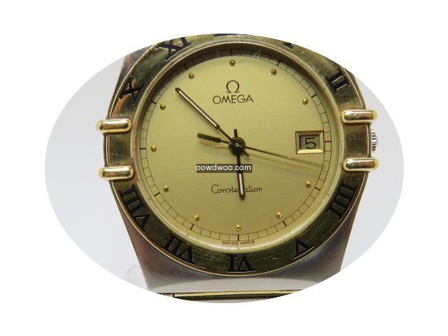 Omega CONSTELLATION Steel & Gold Quartz ...