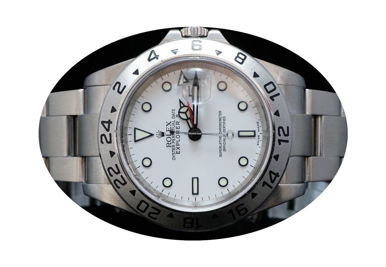 Rolex 2005 Explorer II, Steel, 16570, Ex...