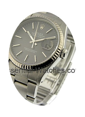 Rolex Used Mens DATEJUST with Oyster Bra...
