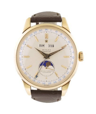 Rolex 18k Yellow Gold, Triple Calendar w...