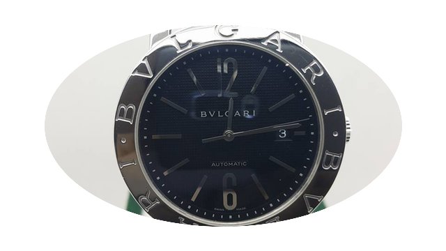 Bulgari BVLGARİ BB ÇELİK DERİ KAYIŞ...