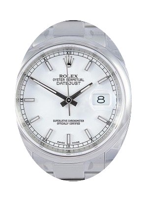 Rolex Datejust 36 116200-WHTSO White Ind...