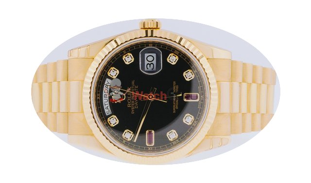 Rolex Day Date with Factory Ruby Diamond...