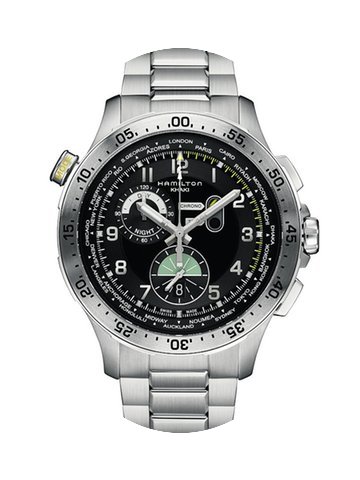 Hamilton Khaki Aviation Worldtimer Quart...