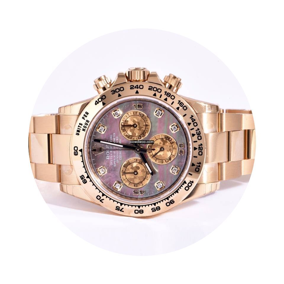 Rolex Daytona Gold Crystal 116508...