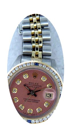 Rolex Ladies Datejust 2-Tone Watch 2-Ton...