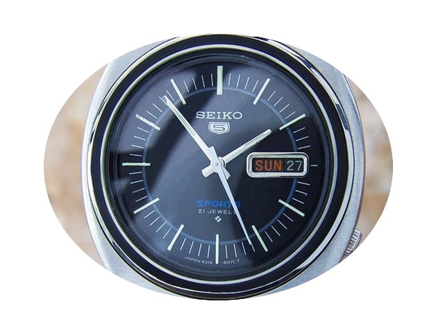 Seiko 5 Sports Vintage Mens Big Day Date...