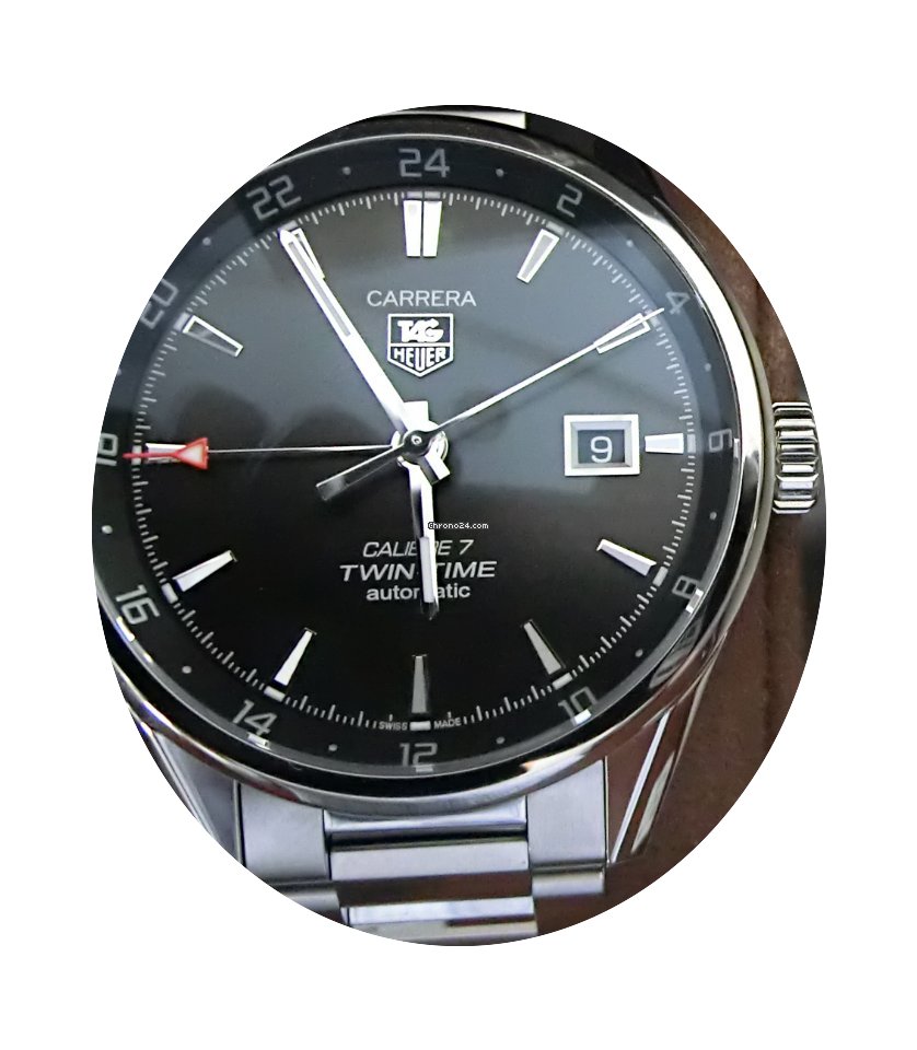 TAG Heuer Carrera Calibre 7 Twin Time...
