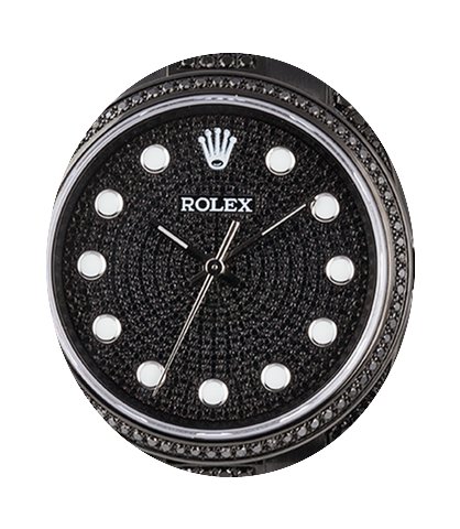 Rolex Air King Black PVD Coating Black D...