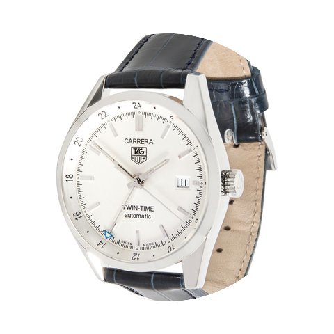 TAG Heuer Carrera Twin-Time Stainless St...