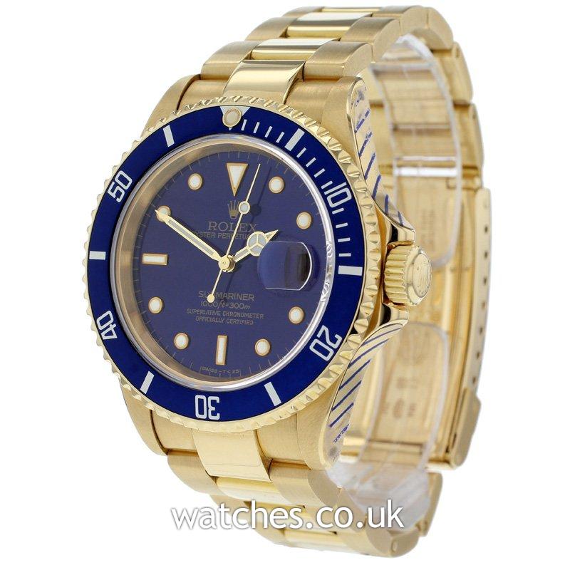 Rolex Submariner Date 18ct Watch - 16618...