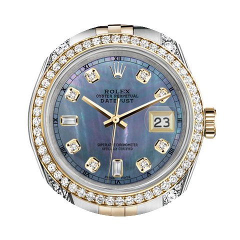 Rolex Stainless Steel-gold 36 Mm Datejus...