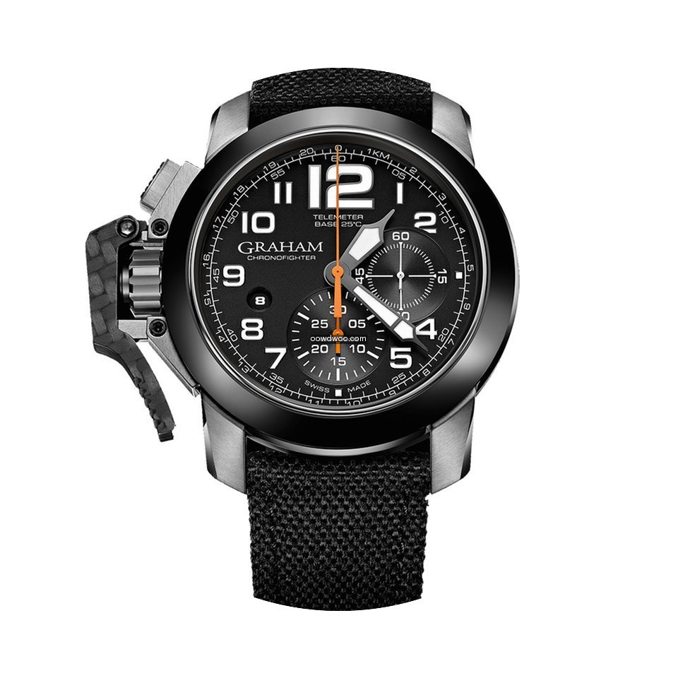 Graham Chronofighter Oversize Black / Or...