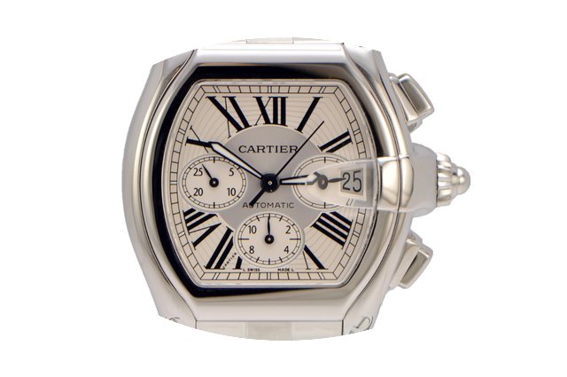 Cartier Roadster XL Chronograph Stainles...