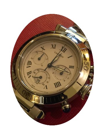 Cartier Pasha crono con bracciale 38 mm...