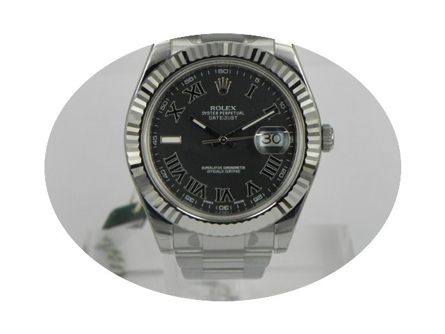 Rolex DATEJUST II 41MM QUADRANTE NERO RO...