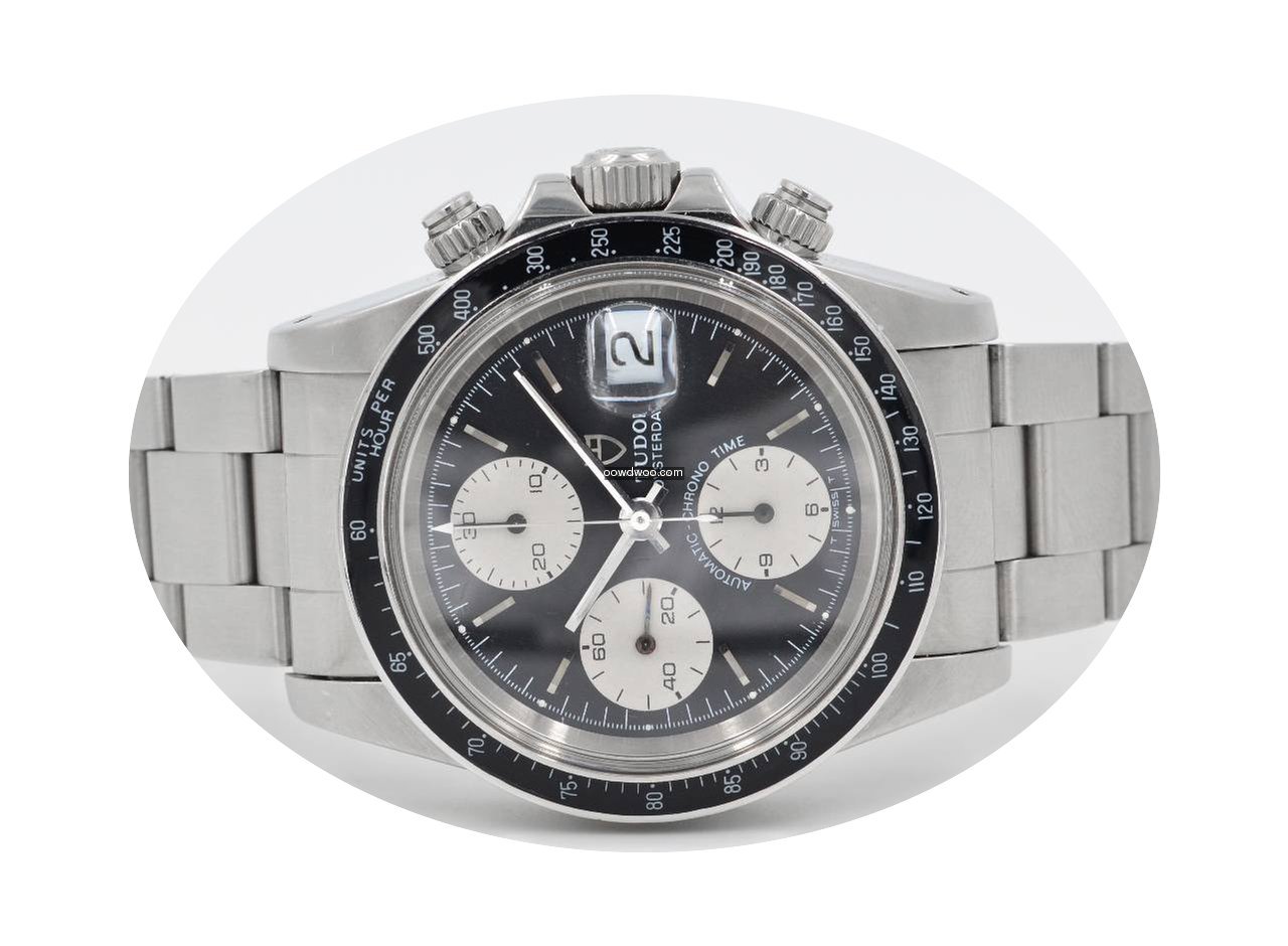 Tudor Oysterdate Big Block 79160 Black c...