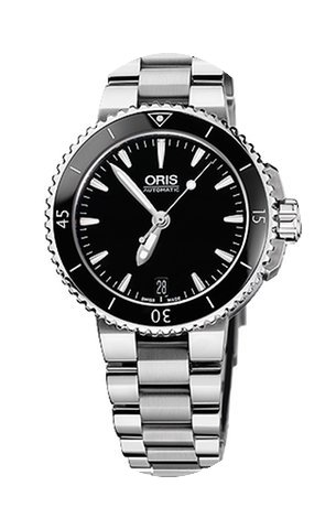 Oris Aquis Date 36, Ceramic Top, Black D...