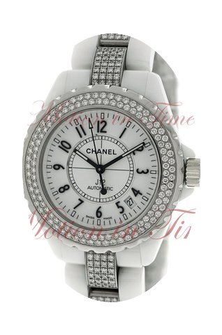 Chanel J12 38mm Automatic, White Dial, D...
