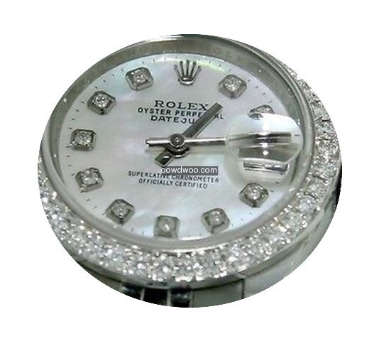Rolex Ladies Steel Datejust Mother Of Pe...