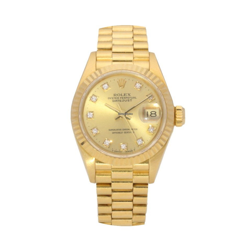 Rolex Datejust 69178 - 18ct Gold Lady's ...