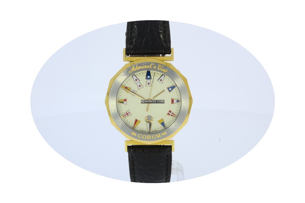 Corum Admirals Cup steel/gold quartz wat...