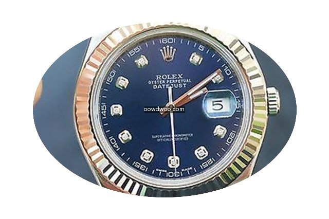 Rolex Mens 41mm Datejust Ii 116334 Stain...
