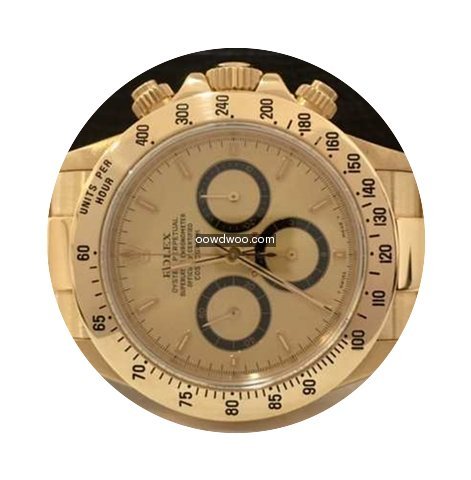 Rolex Daytona Todo em Ouro Amarelo Impec...