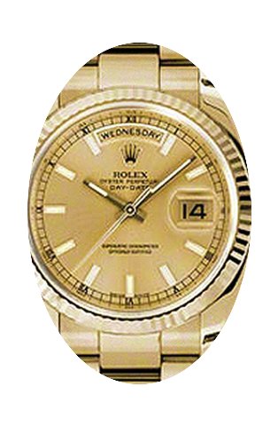 Rolex Day-Date 36 118238-GLDSFO Champagn...