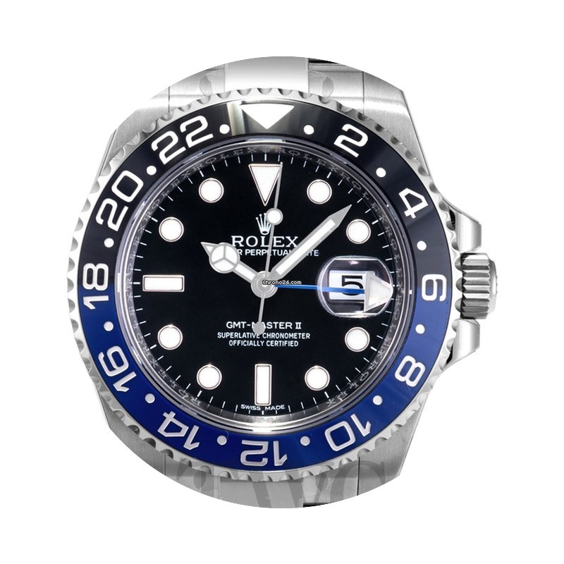 Rolex GMT-Master II Blue Black/Steel Ø4...