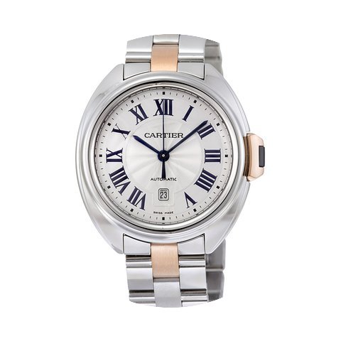 Cartier Cle de Cartier Silvered Flinque ...