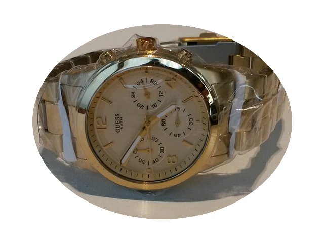 Guess Chronograph Ladies' Yellow Gold Wa...
