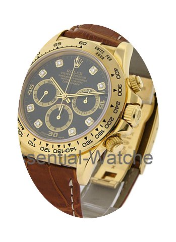 Rolex Used Yellow Gold Daytona on Strap...
