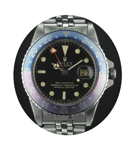 Rolex GMT-Master 1675 gilt dial...