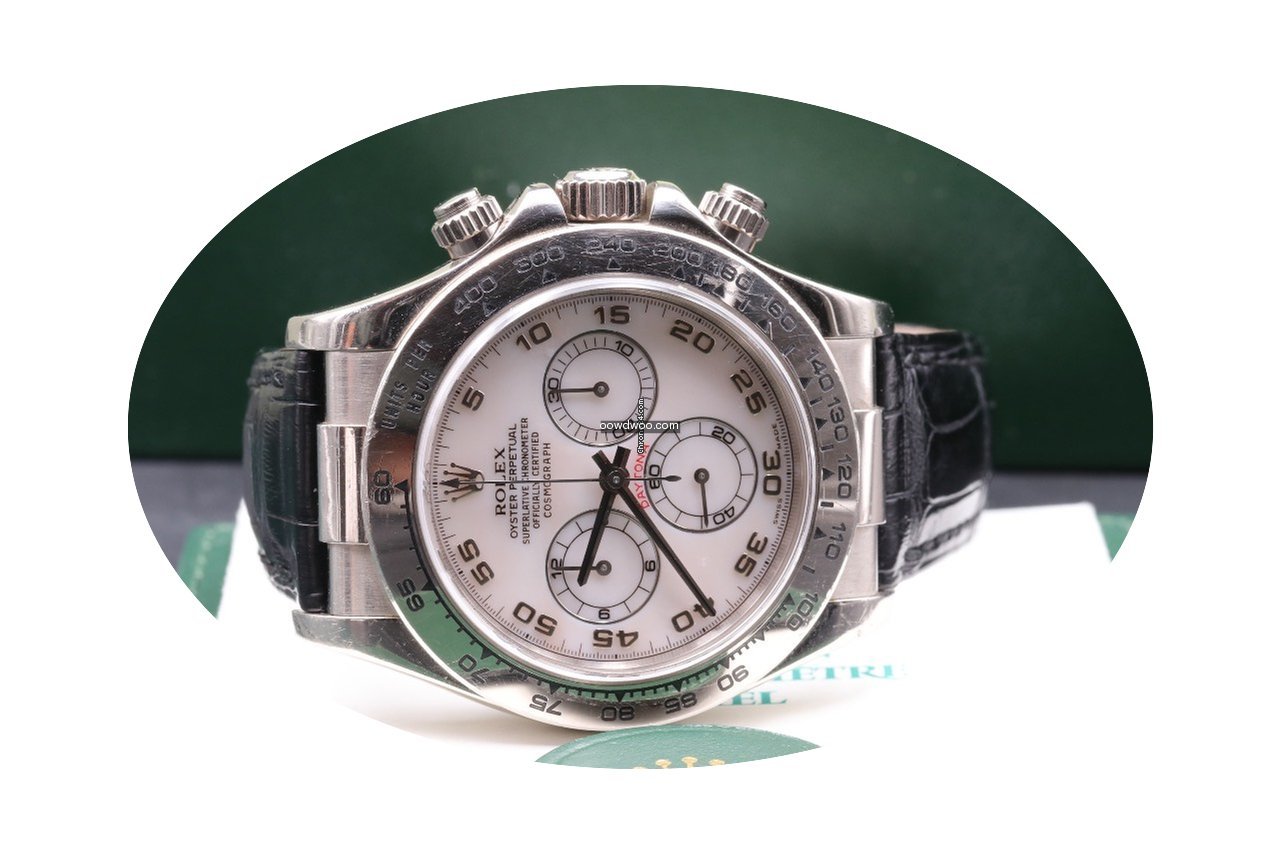 Rolex Daytona 116519 MADREPERLA ROSA FUL...
