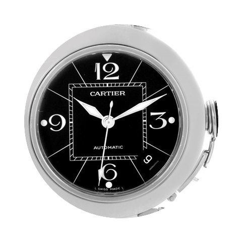 Cartier Pasha C Medium Black Dial Automa...