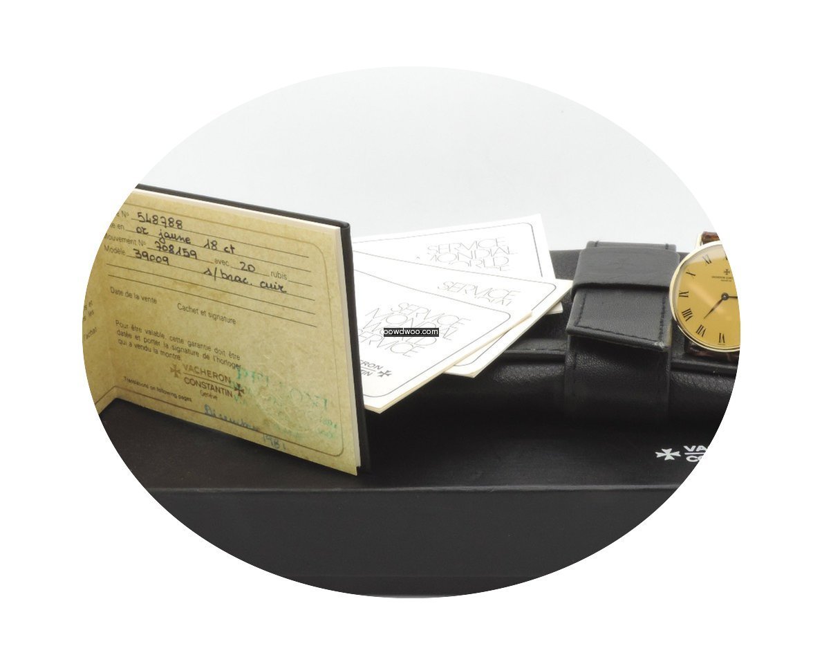 Vacheron Constantin Classic Thin Yellow ...