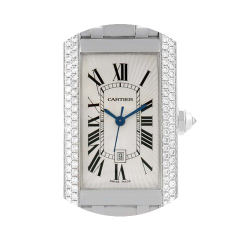 Cartier Tank Americaine Midsize 18k Whit...