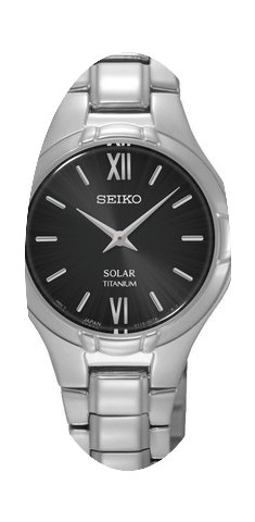 Seiko Solar SUP279P1 Elegante Damenuhr S...